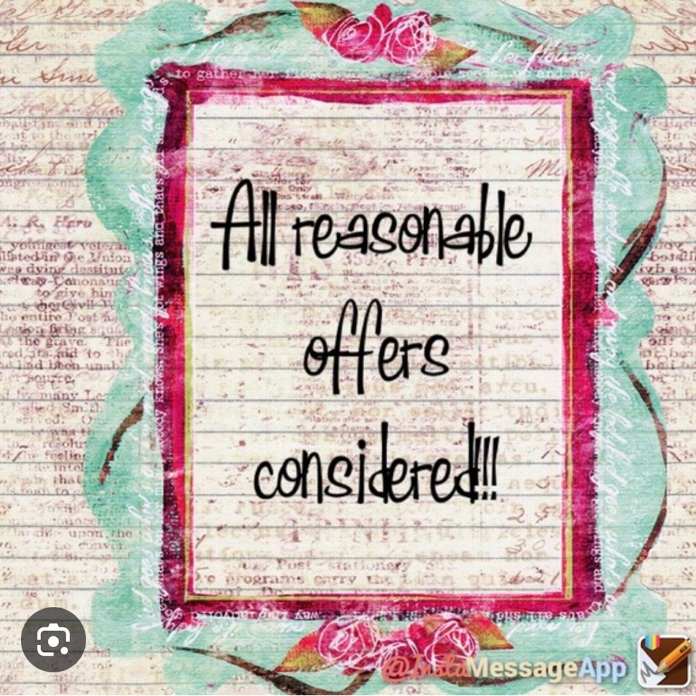 ♥️ REASONABLE OFFERS ACCEPTED ALWAYS 🤝